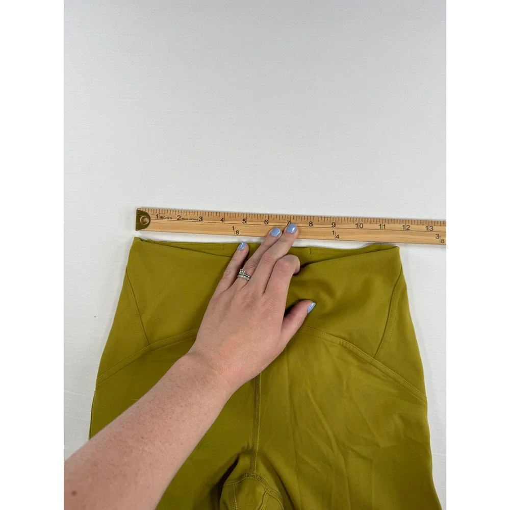 Lululemon High Rise Leggings Mustard Yellow‎ Size 6 25